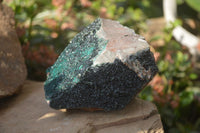 Natural Libethenite Crystals On Dolomite Matrix Specimens x 2 From Shituru, Congo