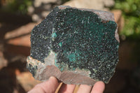 Natural Libethenite Crystals On Dolomite Matrix Specimens x 2 From Shituru, Congo