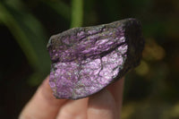 Natural Metallic Purpurite Cobbed Specimens x 12 From Erongo, Namibia