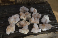 Natural Limonite Spirit Quartz Clusters x 12 From Boekenhouthoek, South Africa