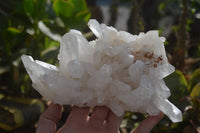 Natural Clear Quartz Clusters x 3 From Ambatofinandrahana, Madagascar