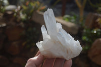 Natural Clear Quartz Clusters x 3 From Ambatofinandrahana, Madagascar