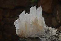 Natural Clear Quartz Clusters x 3 From Ambatofinandrahana, Madagascar