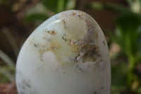 Polished Dendritic Opal Standing Free Forms x 2 From Madagascar