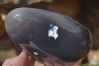 Polished Orca Agate Standing Free Forms x 3 From Madagascar