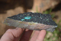 Natural Libethenite Crystals On Dolomite Matrix Specimens x 2 From Shituru, Congo