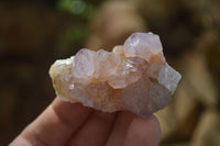 Natural Amethyst / Ametrine Spirit Quartz Clusters x 12 From South Africa