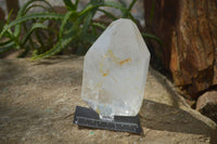 Polished Clear Quartz Points x 2 From Madagascar