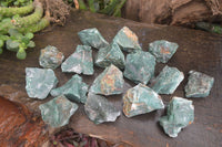 Natural Jade Cobbed Specimens x 24 From Swaziland