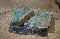 Natural Jade Cobbed Specimens x 24 From Swaziland