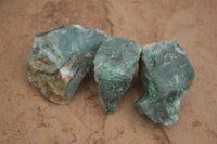 Natural Jade Cobbed Specimens x 24 From Swaziland