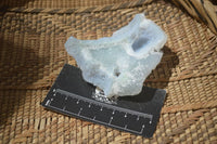 Natural Etched Blue Chalcedony Specimens x 12 From Nsanje, Malawi