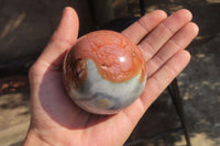 Polished Polychrome Jasper Spheres x 3 From Mahajanga, Madagascar