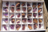 Natural Amethystos Amethyst Specimens x 35 From Kwaggafontein, South Africa