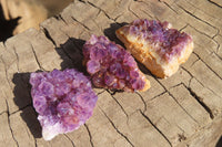 Natural Amethystos Amethyst Specimens x 35 From Kwaggafontein, South Africa