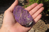 Natural Metallic Purpurite Cobbed Specimens x 6 From Erongo, Namibia