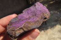 Natural Metallic Purpurite Cobbed Specimens x 6 From Erongo, Namibia