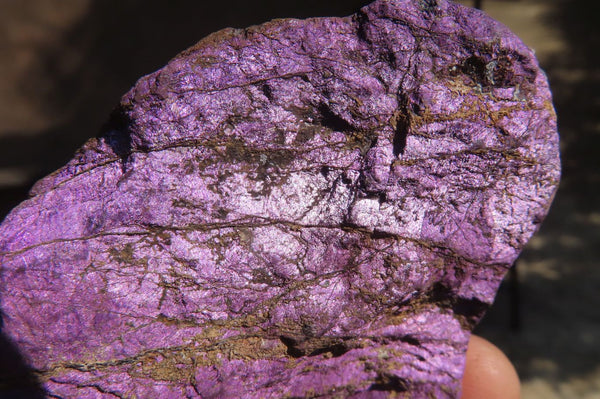 Natural Metallic Purpurite Cobbed Specimens x 6 From Erongo, Namibia