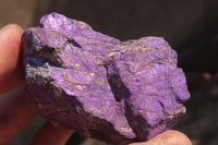 Natural Metallic Purpurite Cobbed Specimens x 6 From Erongo, Namibia