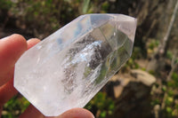 Polished Clear Quartz Points x 6 From Madagascar