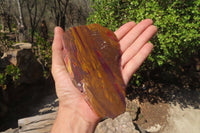 Polished On One Side Nguni Jasper Specimens x 2 From Prieska, South Africa