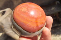 Polished Polychrome Jasper Spheres x 6 From Mahajanga, Madagascar