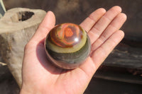 Polished Polychrome Jasper Spheres x 6 From Mahajanga, Madagascar