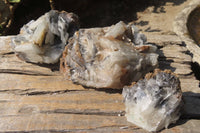 Natural Bladed Barite Specimens x 3 From Tenke Fungurume, Congo