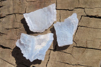 Natural Etched Blue Chalcedony Specimens x 70 From Nsanje, Malawi