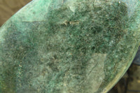 Polished Green Fuchsite Quartz Standing Free Forms x 2 From Madagascar