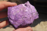 Natural Metallic Purpurite Cobbed Specimens x 12 From Erongo, Namibia