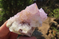 Natural Amethyst / Ametrine Spirit Quartz Clusters x 12 From South Africa