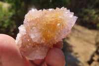 Natural Amethyst / Ametrine Spirit Quartz Clusters x 12 From South Africa