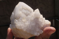 Natural Pineapple Candle Quartz Clusters x 3 From Antsirabe, Madagascar