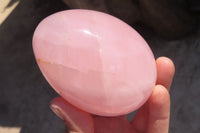 Polished Rose Quartz Egg & Bowl x 2 From Antsirabe, Madagascar