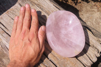 Polished Rose Quartz Egg & Bowl x 2 From Antsirabe, Madagascar