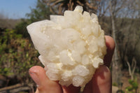 Natural Pineapple Candle Quartz Clusters x 6 From Antsirabe, Madagascar