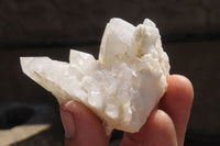 Natural Pineapple Candle Quartz Clusters x 6 From Antsirabe, Madagascar