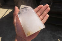 Polished Clear Quartz Crystal Points x 3 From Madagascar