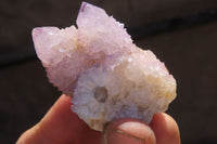 Natural Amethyst Spirit Quartz Clusters x 20 From Boekenhouthoek, South Africa