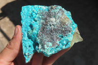 Natural Silica Chrysocolla Specimens x 3 From Kulukuluku, Congo