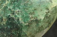 Polished Green Fuchsite Quartz Standing Free Forms x 2 From Madagascar