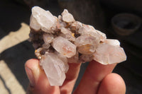 Natural Clear Quartz Clusters x 35 From Anzojorabe, Madagascar