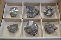 Natural Silver Lead Galena Specimens x 6 From Ais-Ais, Namibia