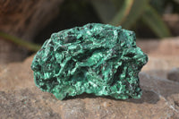 Natural Silky Malachite Specimens x 6 From Kasompe, Congo