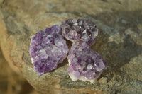 Natural Amethystos Amethyst Specimens x 70 From Kwaggafontein, South Africa