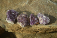 Natural Amethystos Amethyst Specimens x 70 From Kwaggafontein, South Africa