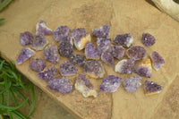 Natural Amethystos Amethyst Specimens x 70 From Kwaggafontein, South Africa