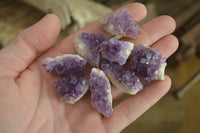 Natural Amethystos Amethyst Specimens x 70 From Kwaggafontein, South Africa