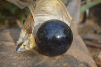 Polished Iolite Water Sapphire Spheres x 3 From Madagascar